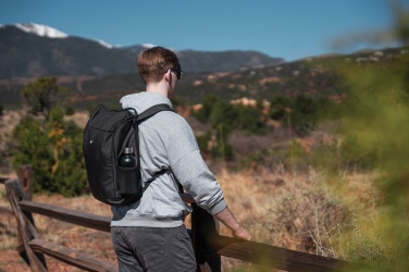 Logo trade corporate gifts picture of: Swiss Peak AWARE™ easy access 15.6'' laptop backpack