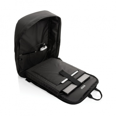 Logotrade promotional giveaway image of: Swiss Peak AWARE™ RFID anti-theft 15.6'' laptop backpack