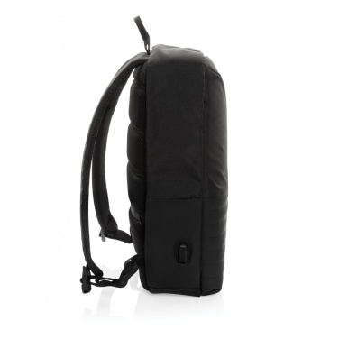 Logotrade corporate gift picture of: Swiss Peak AWARE™ RFID anti-theft 15.6'' laptop backpack