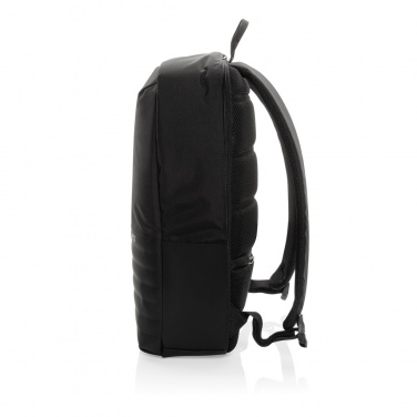 Logo trade promotional items image of: Swiss Peak AWARE™ RFID anti-theft 15.6'' laptop backpack