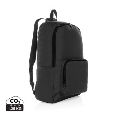 Logotrade corporate gift image of: Dillon AWARE™ RPET foldable classic backpack