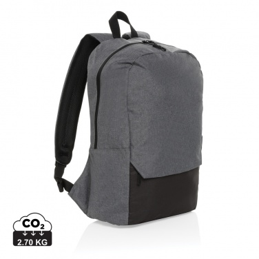 Logo trade corporate gifts image of: Kazu AWARE™ RPET basic 15.6 inch laptop backpack