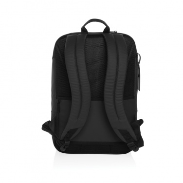 Logotrade promotional gift image of: Armond AWARE™ RPET 15.6 inch deluxe laptop backpack