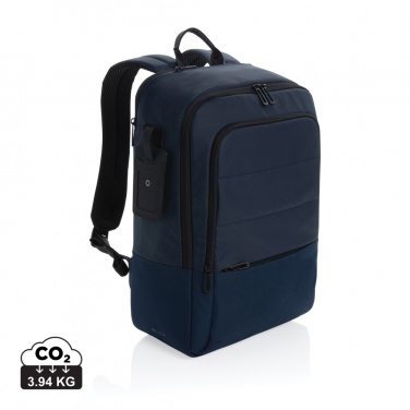 Logo trade corporate gift photo of: Armond AWARE™ RPET 15.6 inch deluxe laptop backpack