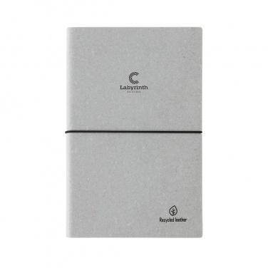 Logotrade promotional item image of: A5 recycled leather notebook