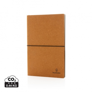 Logotrade corporate gift image of: A5 recycled leather notebook