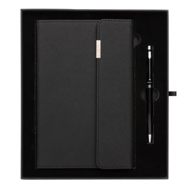 Logotrade promotional gift image of: Swiss Peak deluxe A5 notebook and pen set