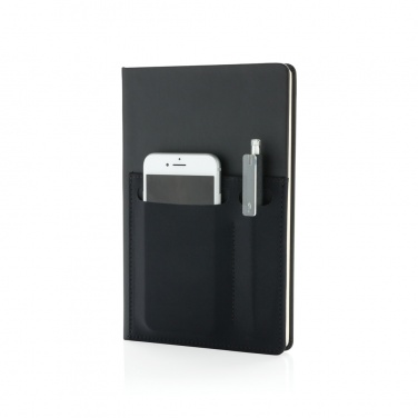 Logo trade promotional product photo of: A5 Deluxe notebook with smart pockets