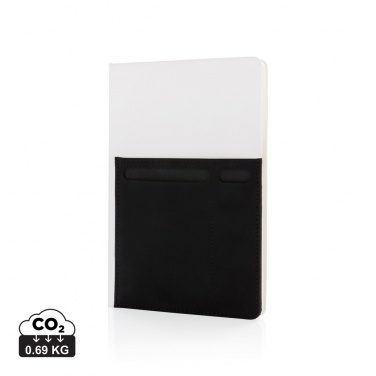 Logotrade advertising product image of: A5 Deluxe notebook with smart pockets