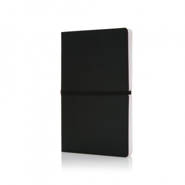 Logotrade promotional gift picture of: Deluxe softcover A5 notebook