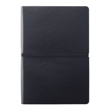 Logotrade promotional merchandise image of: Deluxe softcover A5 notebook