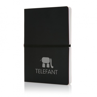 Logotrade promotional products photo of: Deluxe softcover A5 notebook