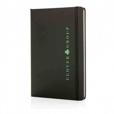 Logo trade promotional giveaways picture of: Standard hardcover PU notebook A5