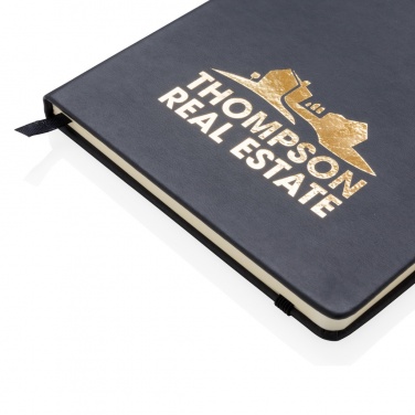 Logo trade advertising products image of: Standard hardcover PU notebook A5