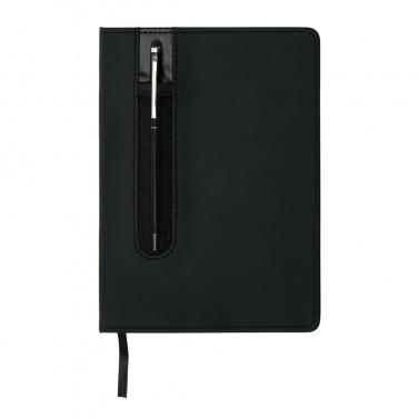 Logotrade promotional merchandise photo of: Standard hardcover PU A5 notebook with stylus pen