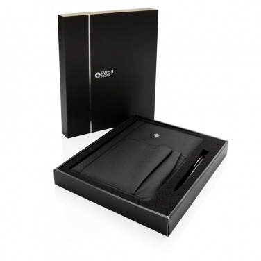 Logotrade advertising product image of: Refillable notebook and pen set