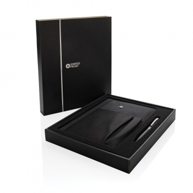 Logotrade promotional merchandise picture of: Refillable notebook and pen set