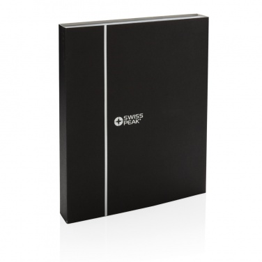 Logo trade promotional giveaways picture of: Refillable notebook and pen set