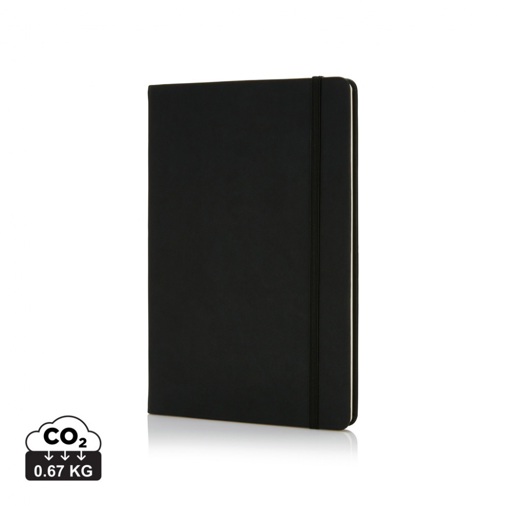 Logotrade promotional giveaways photo of: Deluxe hardcover PU A5 notebook