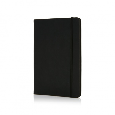 Logo trade promotional items picture of: Deluxe hardcover PU A5 notebook