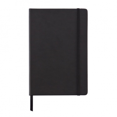 Logotrade promotional giveaway image of: Deluxe hardcover PU A5 notebook