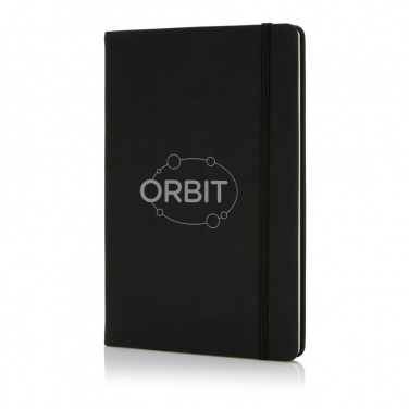 Logo trade corporate gift photo of: Deluxe hardcover PU A5 notebook