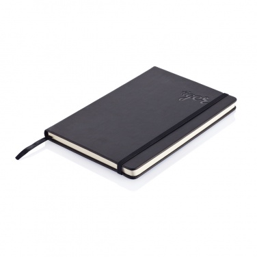 Logotrade business gift image of: Deluxe hardcover PU A5 notebook