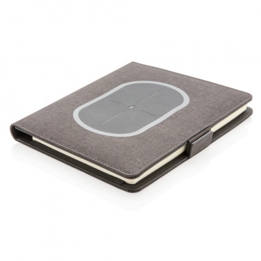 Logo trade promotional items picture of: Air 5W wireless charging notebook cover A5