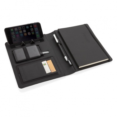 Logotrade promotional giveaways photo of: Air 5W wireless charging notebook with 5000mAh powerbank