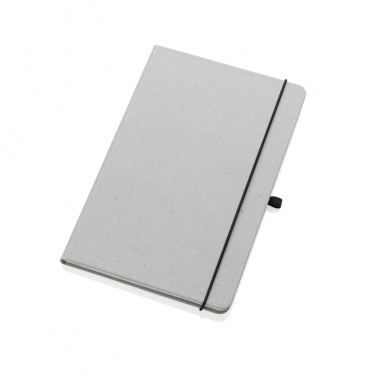 Logo trade advertising products image of: Recycled leather hardcover notebook A5