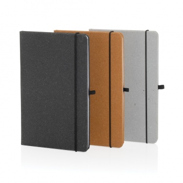 Logotrade promotional merchandise image of: Recycled leather hardcover notebook A5