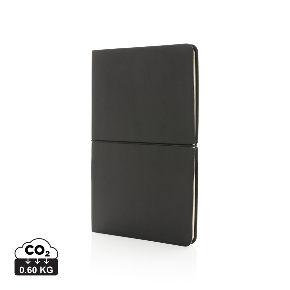 Logotrade promotional gift image of: Modern deluxe softcover A5 notebook