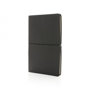 Logo trade advertising products picture of: Modern deluxe softcover A5 notebook