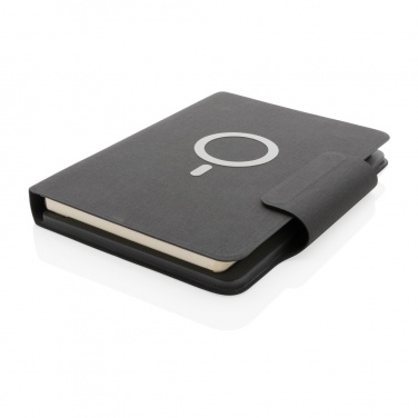 Logotrade promotional product image of: Artic Magnetic 10W wireless charging A5 notebook