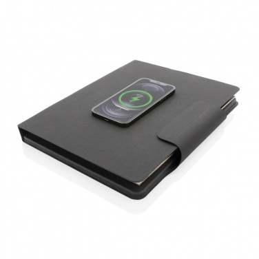 Logotrade corporate gift image of: Artic Magnetic 10W wireless charging A4 portfolio