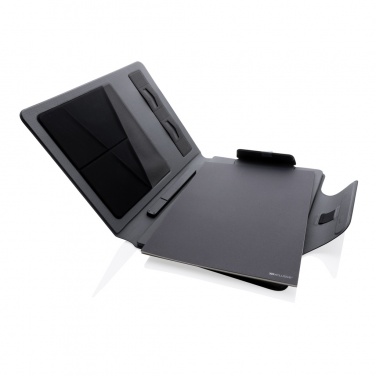 Logo trade promotional item photo of: Artic Magnetic 10W wireless charging A4 portfolio