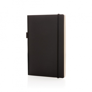 Logo trade promotional merchandise image of: A5 deluxe kraft hardcover notebook