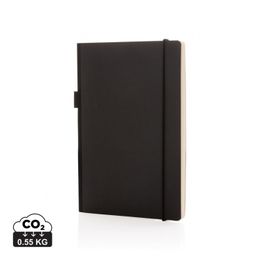 Logo trade promotional merchandise image of: A5 deluxe kraft hardcover notebook