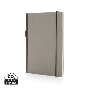 Logo trade promotional merchandise picture of: A5 deluxe kraft hardcover notebook