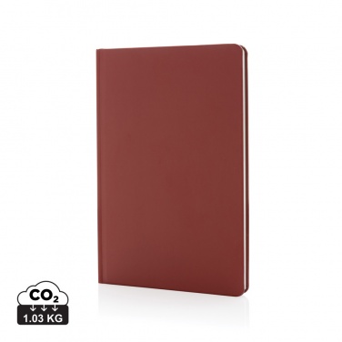 Logo trade advertising products image of: A5 Impact stone paper hardcover notebook