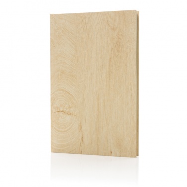 Logotrade promotional product image of: Kavana wood print A5 notebook