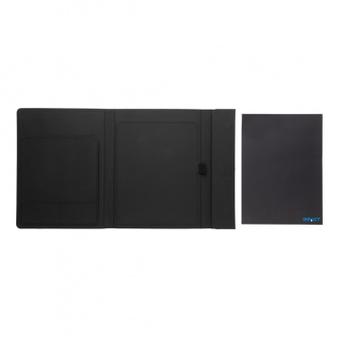 Logo trade corporate gift photo of: Impact Aware™ A4 portfolio with magnetic closure