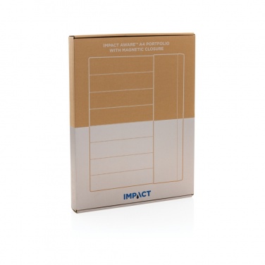 Logotrade promotional item picture of: Impact Aware™ A4 portfolio with magnetic closure