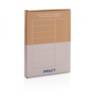 Logotrade promotional items photo of: Impact Aware™ A5 notebook with magnetic closure