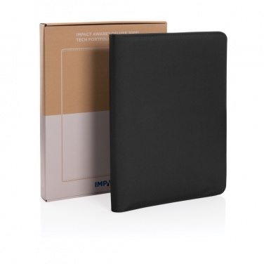 Logo trade corporate gifts picture of: Impact Aware™ deluxe 300D tech portfolio with zipper