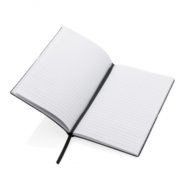 Logo trade promotional item photo of: GRS certified recycled felt A5 softcover notebook