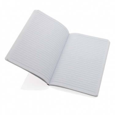 Logotrade promotional merchandise picture of: Salton A5 GRS certified recycled paper notebook