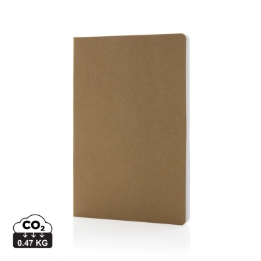 Logotrade advertising products photo of: Salton A5 GRS certified recycled paper notebook