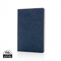 Phrase GRS certified recycled felt A5 notebook, blue