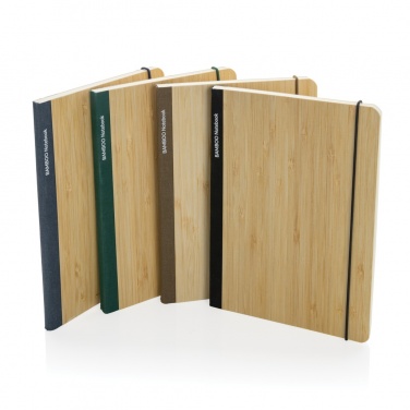 Logo trade promotional merchandise picture of: Scribe bamboo A5 Notebook